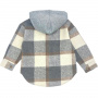 Рубашка в клетку детская MINI HIPPY MAX, серый 013 — Caimano.