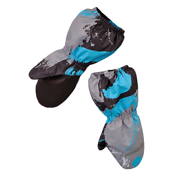 Зимние непромокаемые детские варежки из мембраны, GLOVES 914 Голубой — Caimano. 