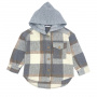 Рубашка в клетку детская MINI HIPPY MAX, серый 013 — Caimano.