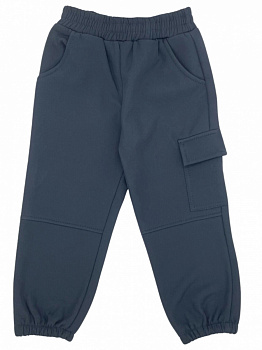 Детские брюки Softshell для девочки и мальчика TED 390 серый — Caimano.