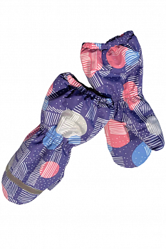 Непромокаемые мембранные варежки GLOVES 2209/о Фиолетовый — Caimano. 