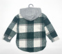 Рубашка в клетку детская Mini Hippy MAX, темно-зеленый 035 — Caimano.